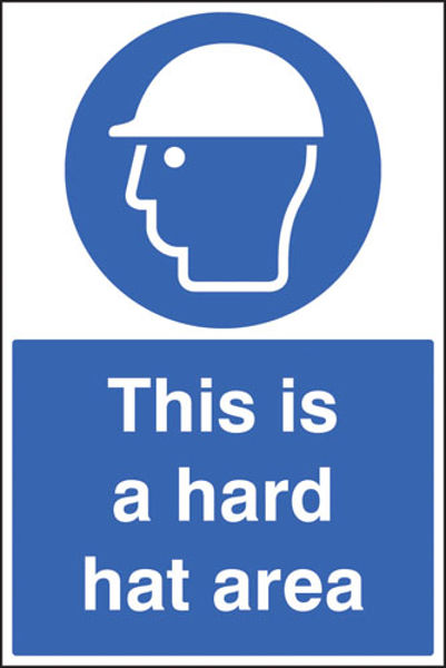 Picture of This is a hard hat area