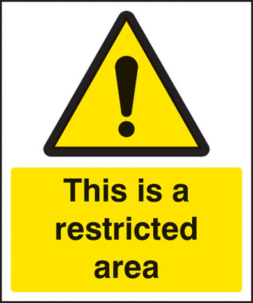 Picture of This is a restricted area