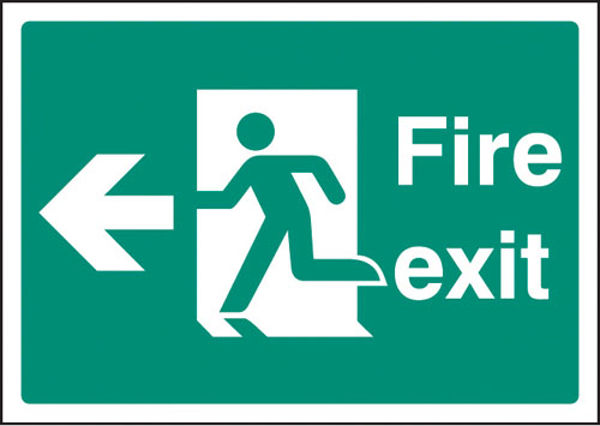 Picture of Fire exit left - A4 sav