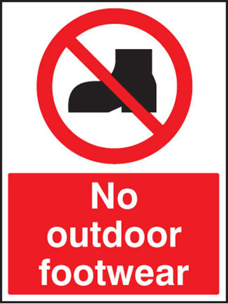 Picture of No outdoor footwear