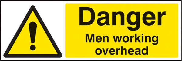 Picture of Danger men working overhead