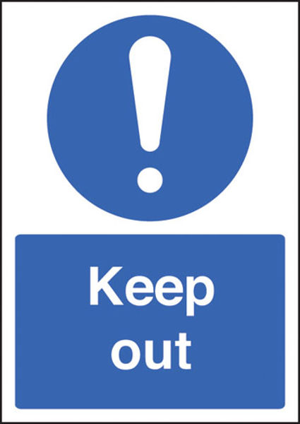 Picture of Keep out - A4 sav