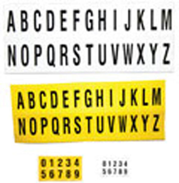 Picture of Identification letter sets A-Z 45x130mm