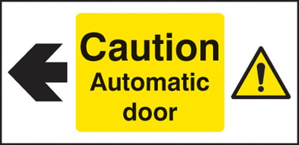 Picture of Caution automatic door left
