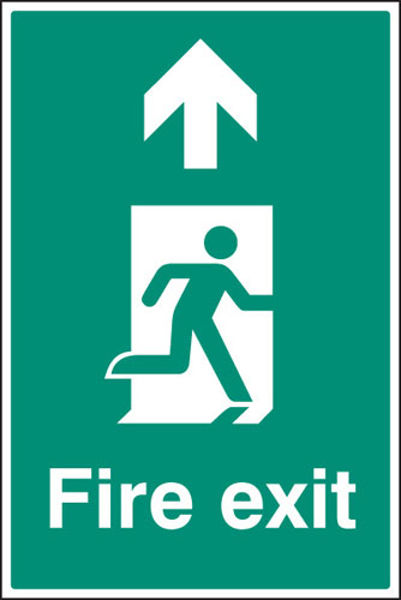 Picture of Fire exit up floor graphic 400x600mm