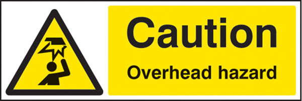 Picture of Caution overhead hazard