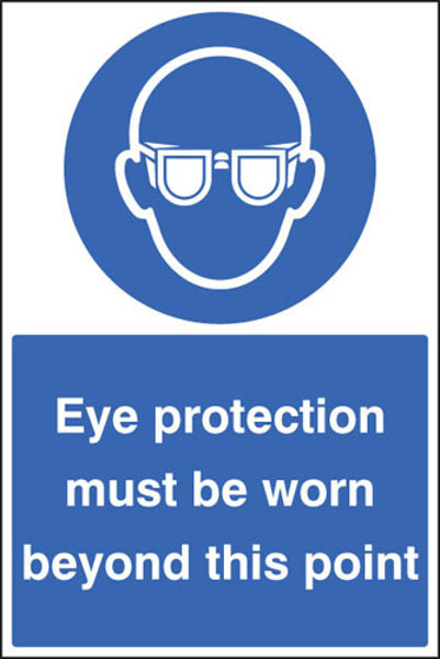 Picture of Eye protection must be worn floor graphic 400x600mm