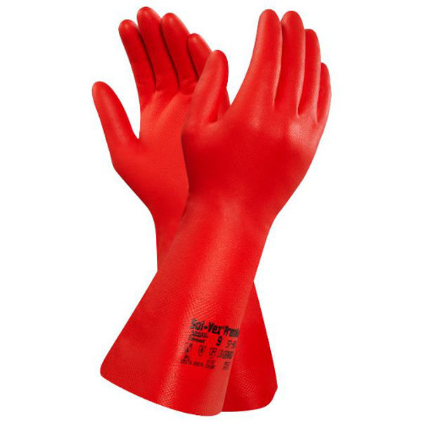 Picture of Ansell Solvex Nitrile Chemical Resistant Gauntlet