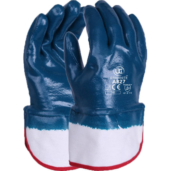 Picture of Armanite Nitrile Coated Safety Cuff W-proof Glove