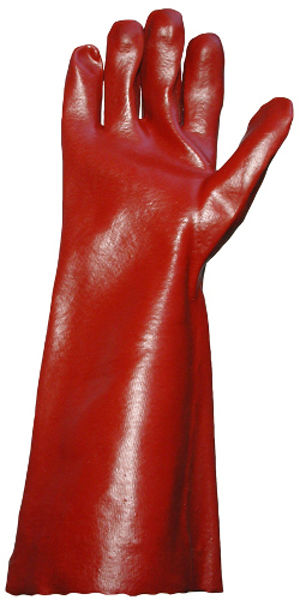 Picture of Red PVC 22" gauntlets