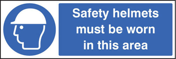 Picture of Safety helmets must be worn in this area