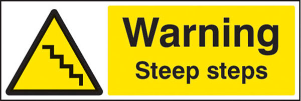 Picture of Warning steep steps
