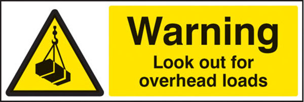 Picture of Warning look out for overhead loads