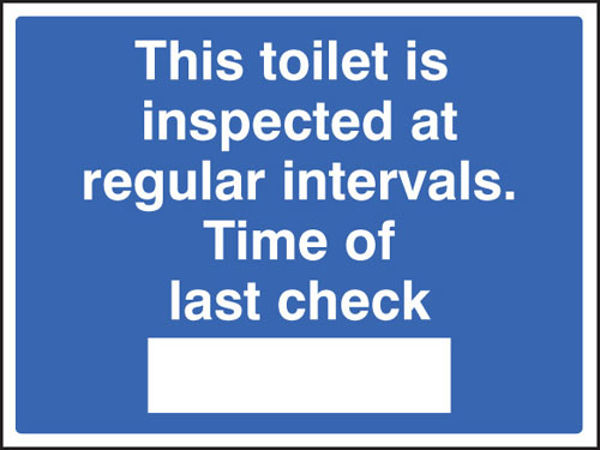 Picture of This toilet is inspected