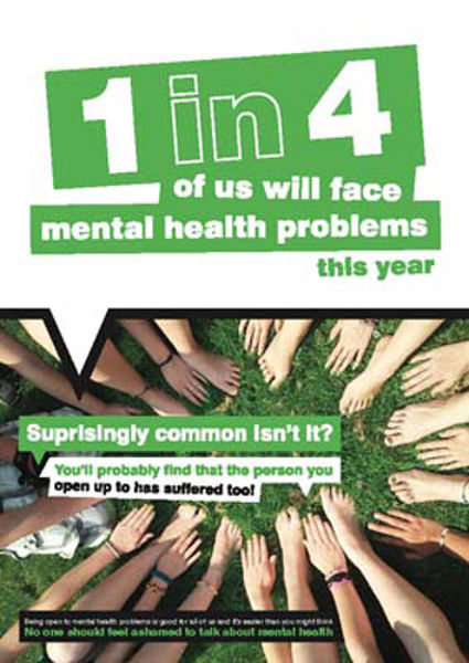 Picture of Surprisingly common isn't it? mental health poster 420x594mm synthetic pape