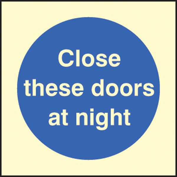 Picture of Close these doors at night