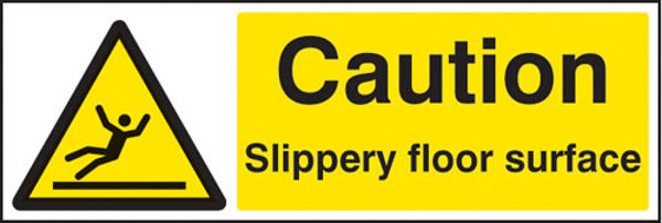 Picture of Caution slippery floor surface