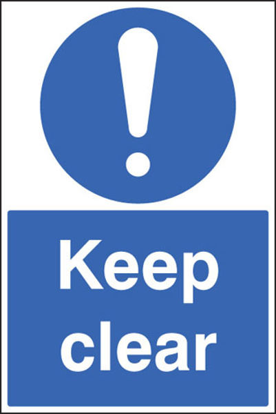 Picture of Keep clear floor graphic 400x600mm