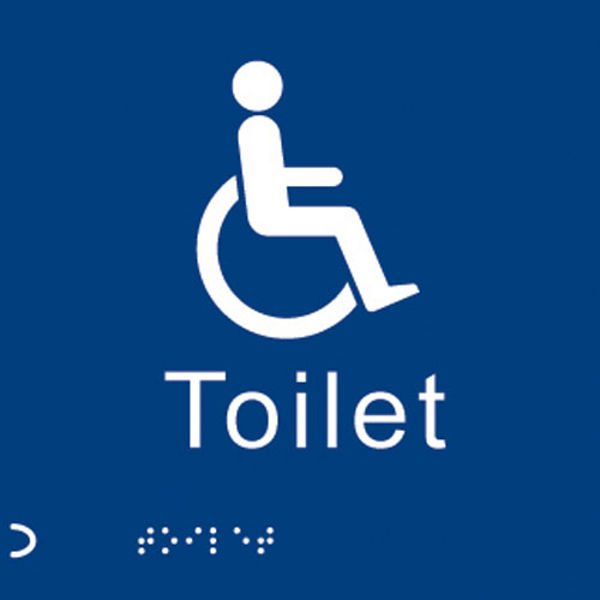 Picture of Braille - Disabled toilet