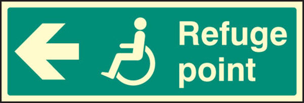 Picture of Refuge point arrow left