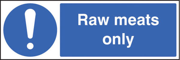 Picture of Raw meats only