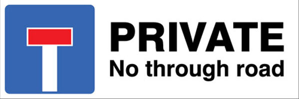 Picture of Private No through road