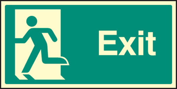 Picture of Exit - left symbol