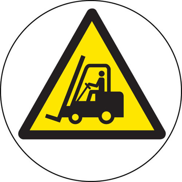Picture of Forklift truck floor graphic 400mm dia