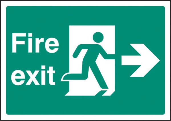 Picture of Fire exit right - A4 rp