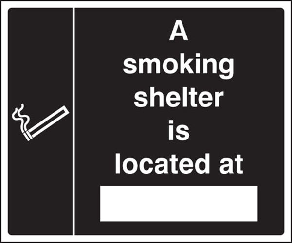 Picture of Smoking shelter located at (white-black)