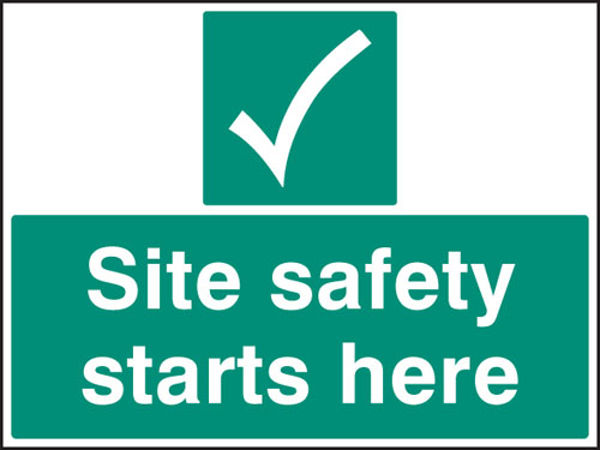 Picture of Site safety starts here  