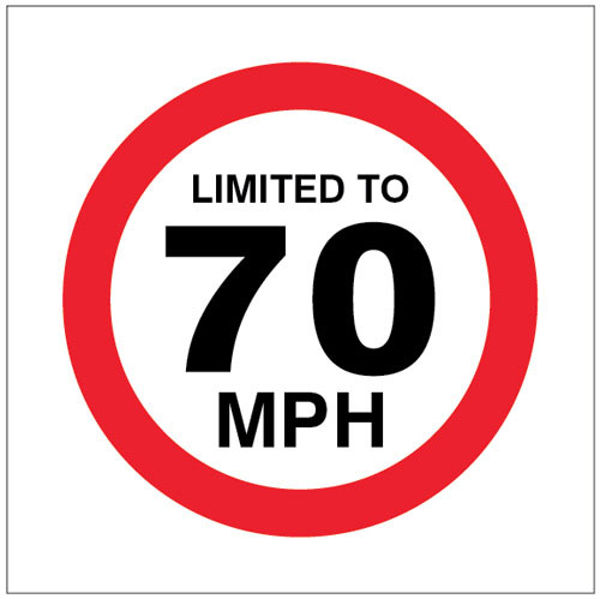 Picture of Limited to 70mph
