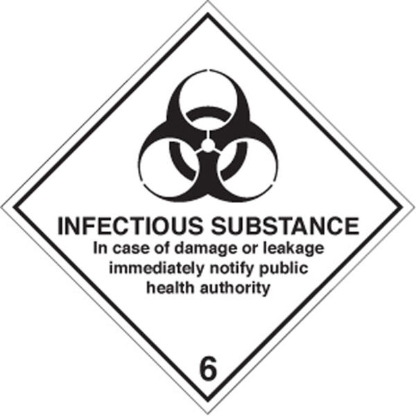 Picture of Infectious substance diamond