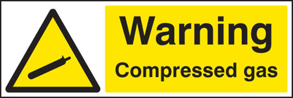 Picture of Warning compressed gas