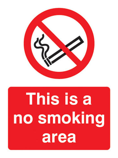 Picture of No smoking area