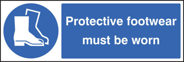 Picture of Protective footwear must be worn  