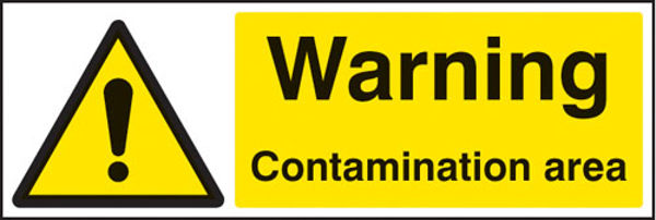 Picture of Warning contamination area