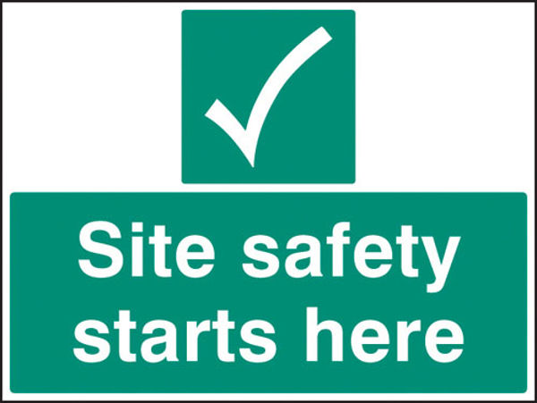 Picture of Site safety starts here