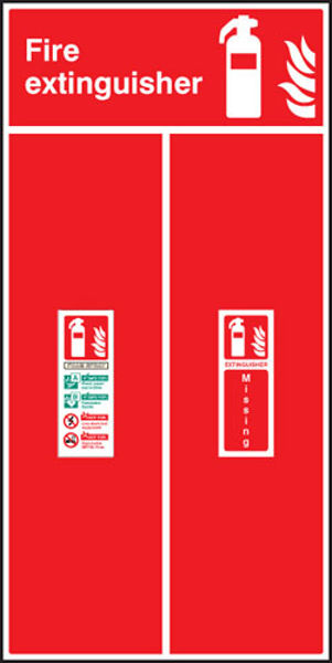 Picture of Fire extinguisher location board - foam spray