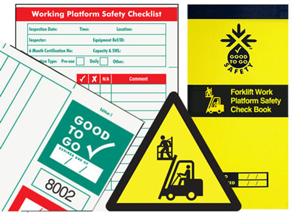 Picture of Good To Go Safety Man Basket Check Book - 25 inspections