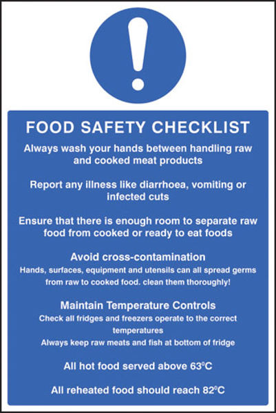 Picture of Food safety checklist
