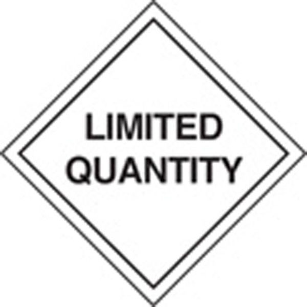 Picture of Limited quantity labels 100x100mm roll of 100