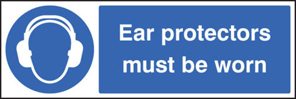 Picture of Ear protectors must be worn