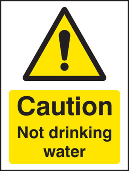 Picture of Caution not drinking water