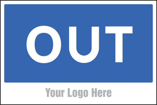 Picture of Out, site saver sign 600x400mm