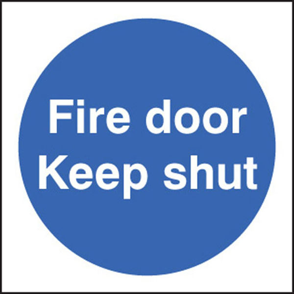 Picture of Fire door keep shut double sided self adhesive 100x100mm