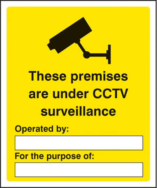 Picture of These premises are under CCTV surveillance