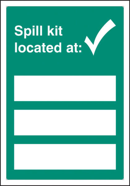 Picture of Spill kit located at adapt-a-sign 215x310mm