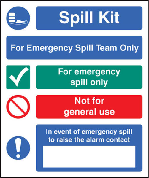 Picture of Spill kit emergency spill team only