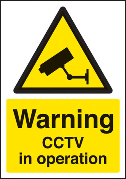 Picture of Warning CCTV in operation - A4 rp